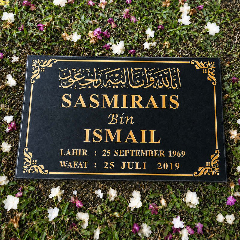 Batu Nisan Kuburan Prasasti Granit Makam