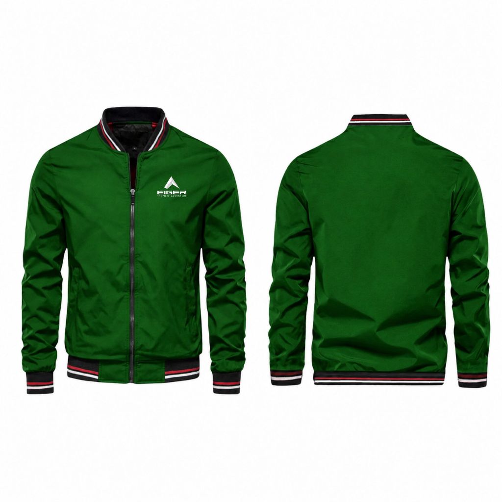 Jaket Basebal Pria, Jacket Tebal Anti Air Parasut, Jaket Eiger Bisa Cod