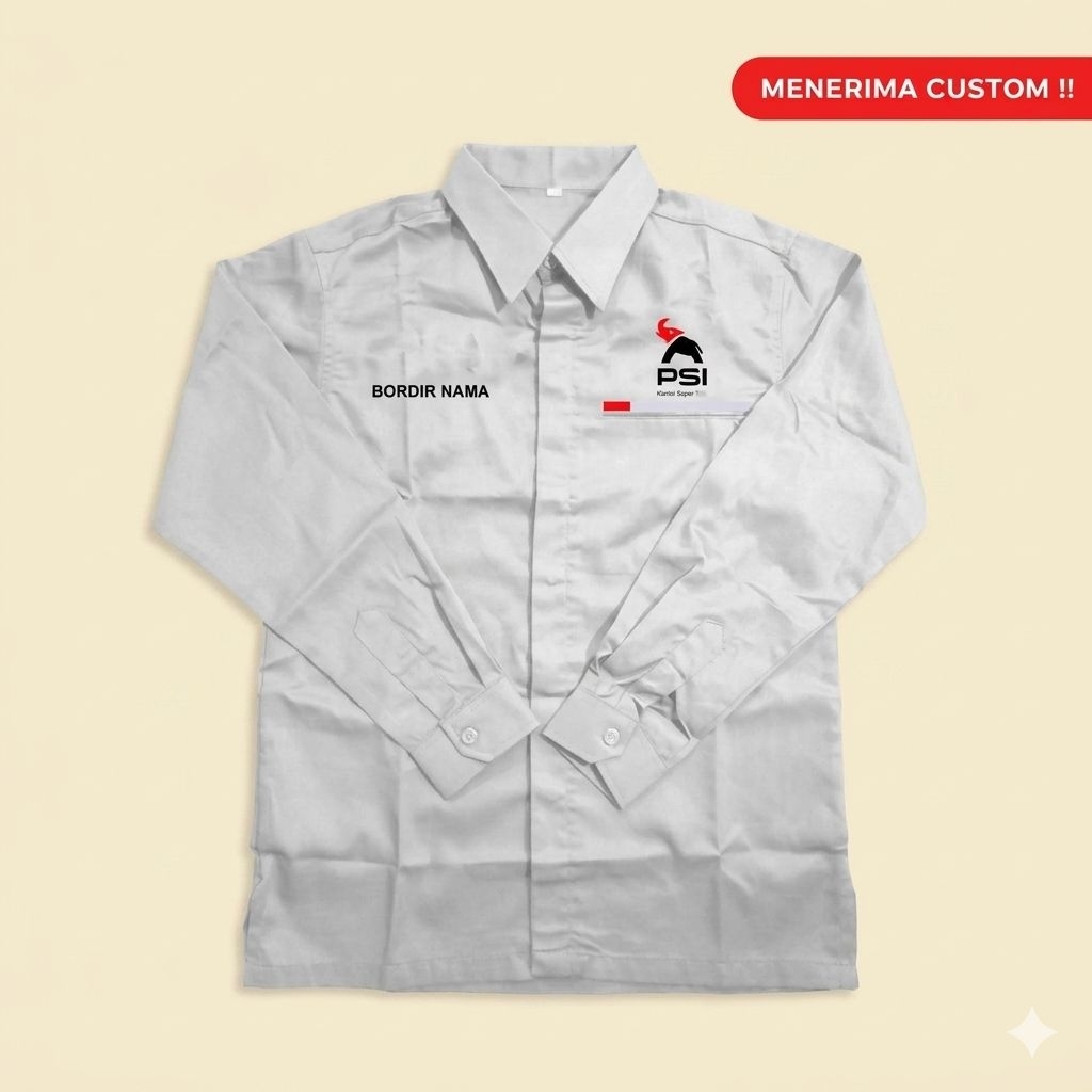 Terbaru kemeja Partai PSI kemeja PSI baju PSI seragam psi pdh PSI baju partai PSI seragam partai PSI