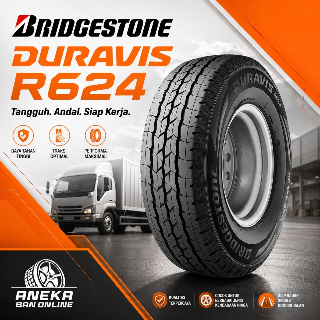 Bridgestone Duravis 185 R14 8PR Ban Mobil L300