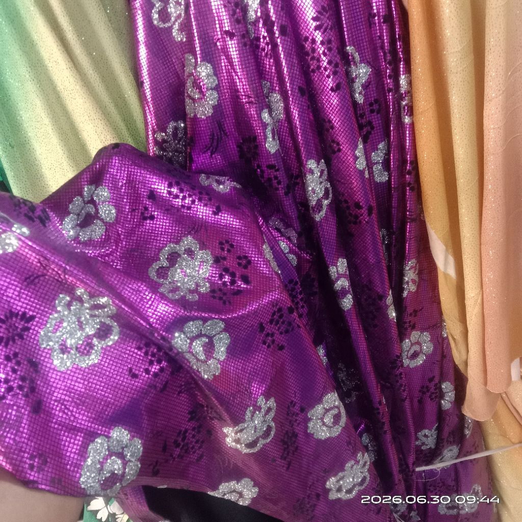 HARGA/0,5 M | KAIN SPANDEX GLITTER | KAIN SPANDEX MOTIF | BAHAN SPANDEX PREMIUM MEWAH