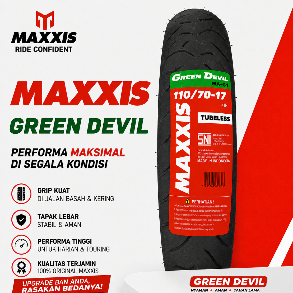 MAXXIS GREEN DEVIL 110/70-17