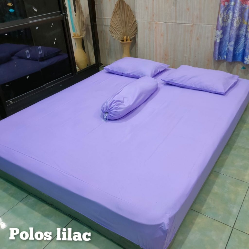 Sprei 150x200 double karet/sprei antigeser 150x200x20 150x200x30 150x200x40/ motif polos/embos