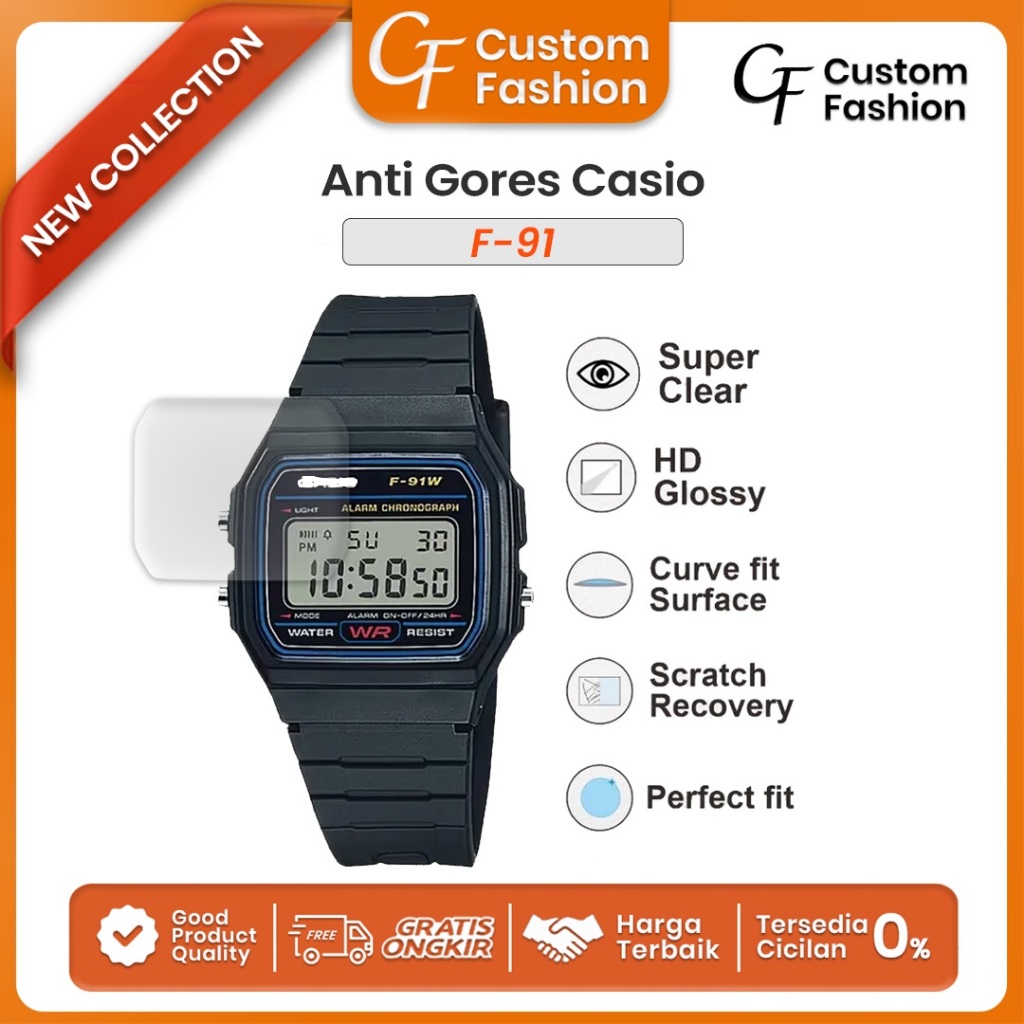 Anti Gores 2D 3D Casio F-91W F91 F91W F 91W Protective Film Hydrogel Casio F-91W F91 F91W F 91W