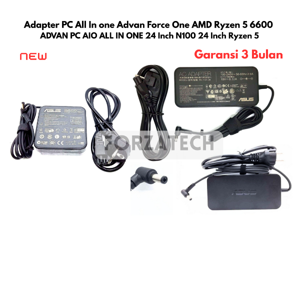 Adapter Charger PC All In one Advan Force One AMD Ryzen 5 6600 I ADVAN PC AIO All In One 24 Inch N10