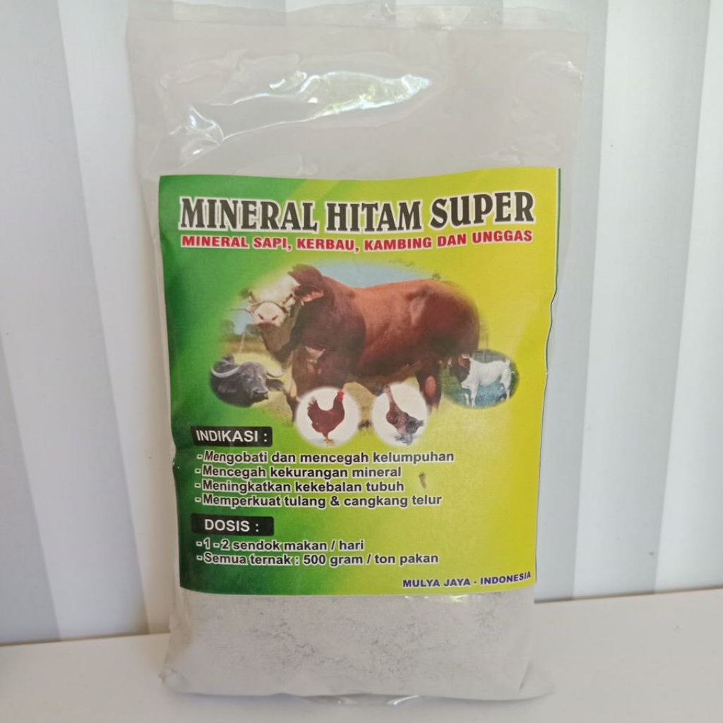 MINERAL HITAM SUPER (sapi, kerbau, kambing dan unggas)