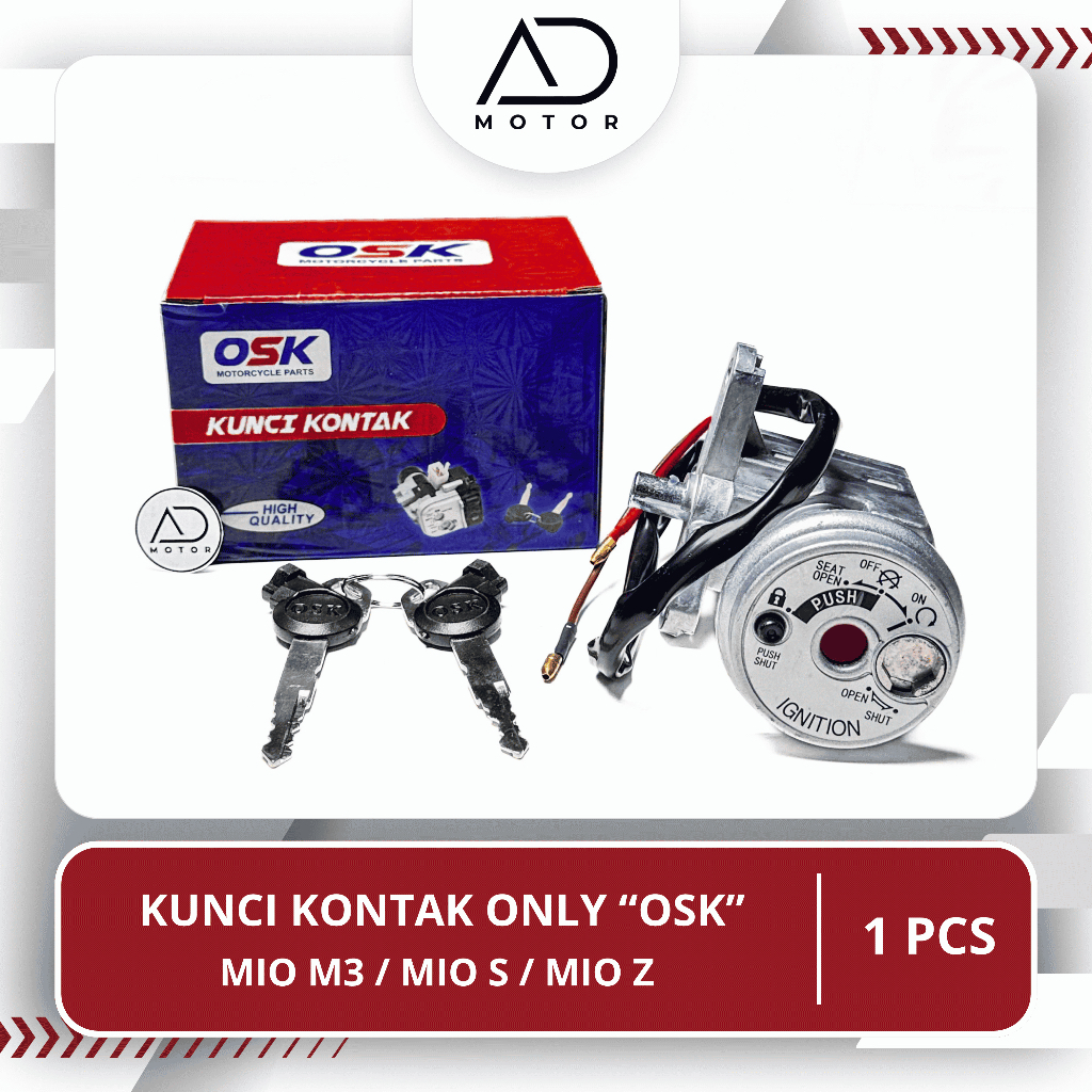 Kunci Kontak Mio M3 Mio S Mio Z OSK | Kontak Depan MioM3 MioS MioZ | Main Switch | Front Key