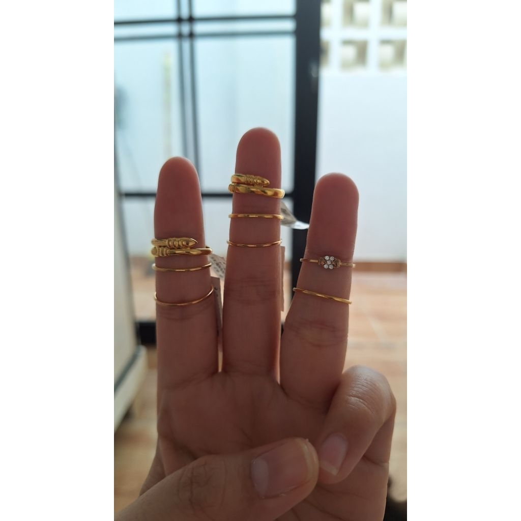 Cincin Emas Asli Kadar 6K