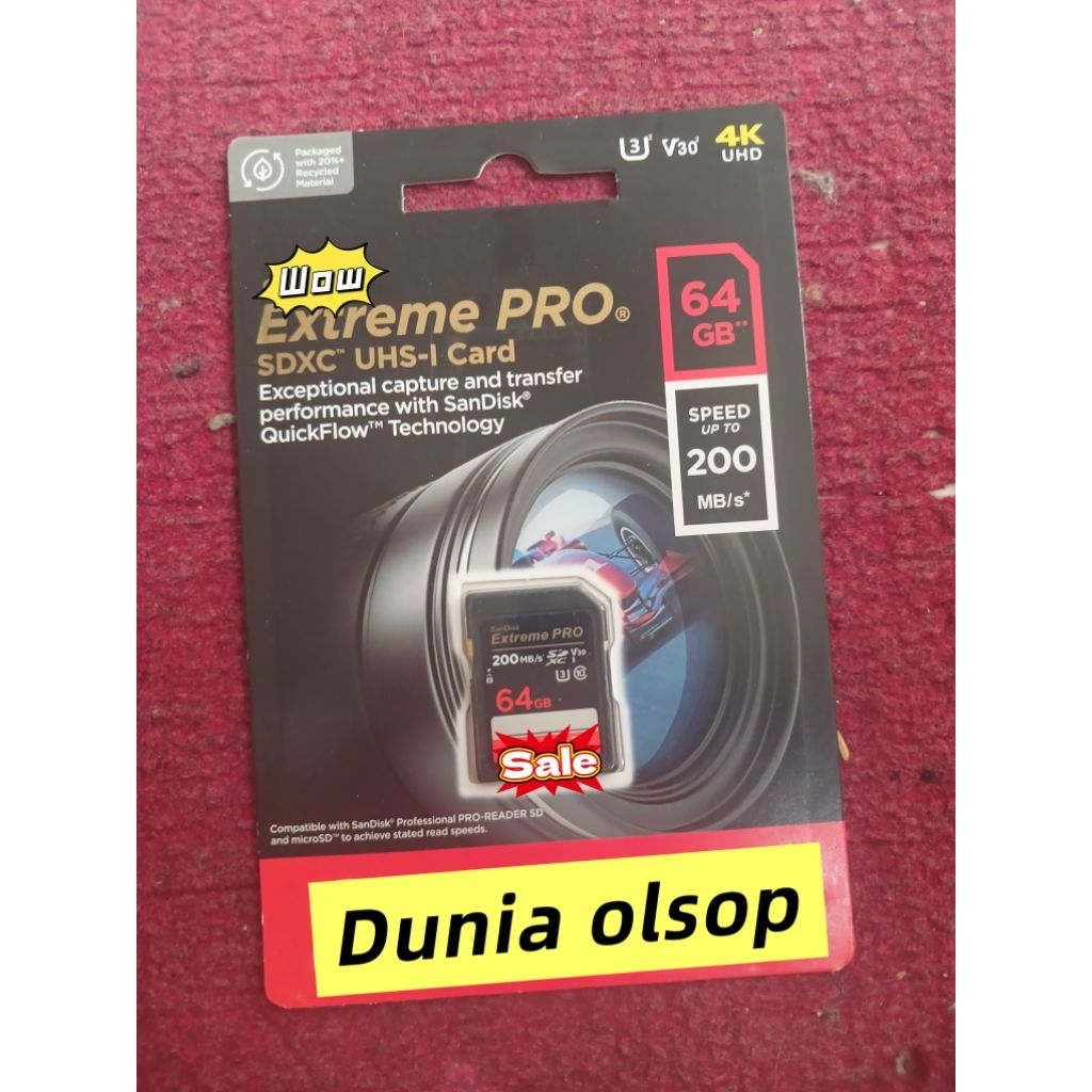 sd card 64gb memori memory camera digital semipro miroles dslr handycam berkualitas
