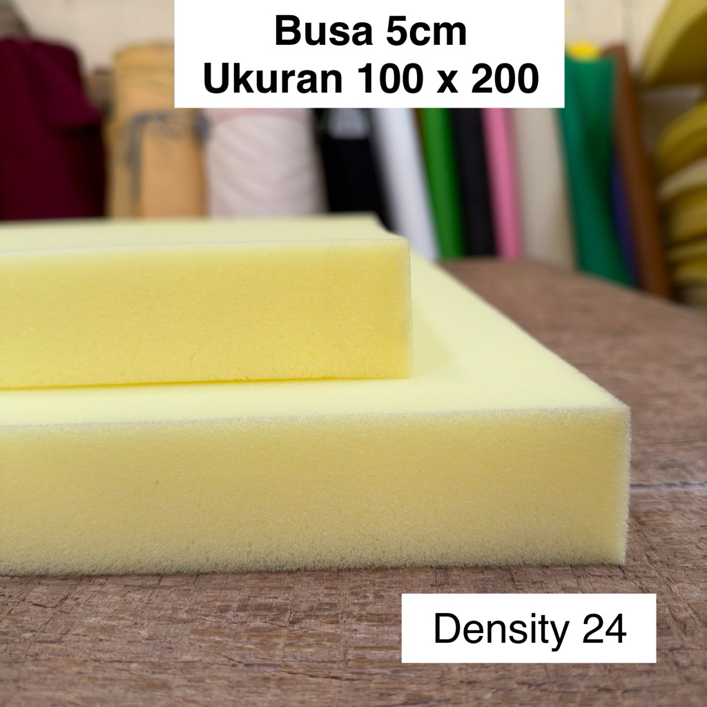 Spon Busa 5cm D24 Alas Duduk Reffil Busa Sofa Kuning Yellow Hitam