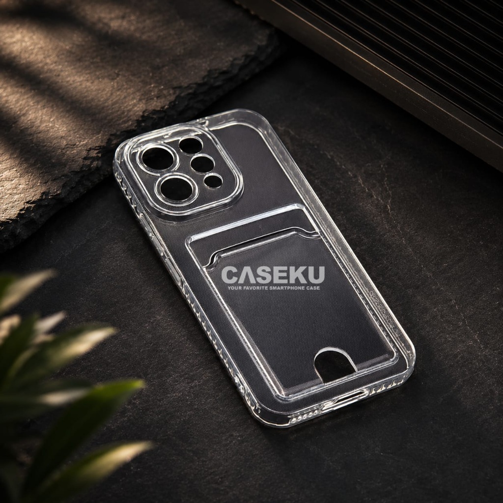 Vivo V70 Vivo V70 FE Vivo V60 Vivo V60 Lite Card Case Clear / Slot Kartu Bening Case Vivo V70 Vivo V