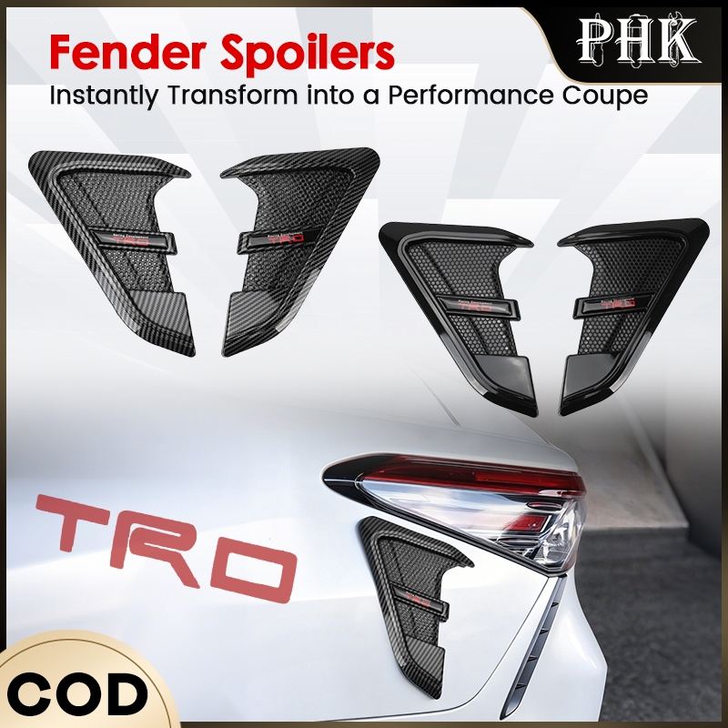 2 Pcs Air Flow Scoop Fender Mobil - Universal, Mudah Dipasang, Tampilan Sporty