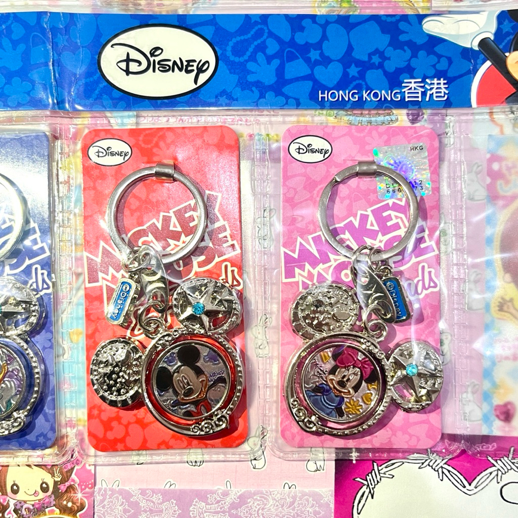 [ORIGINAL] Keychain mickey minnie daisy donald disneyland hongkong