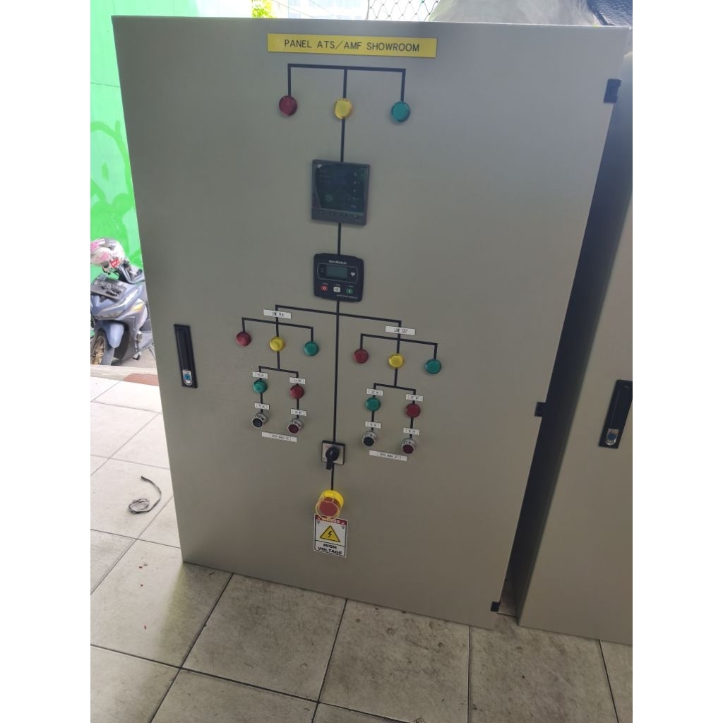 panel ats pln genset motorize