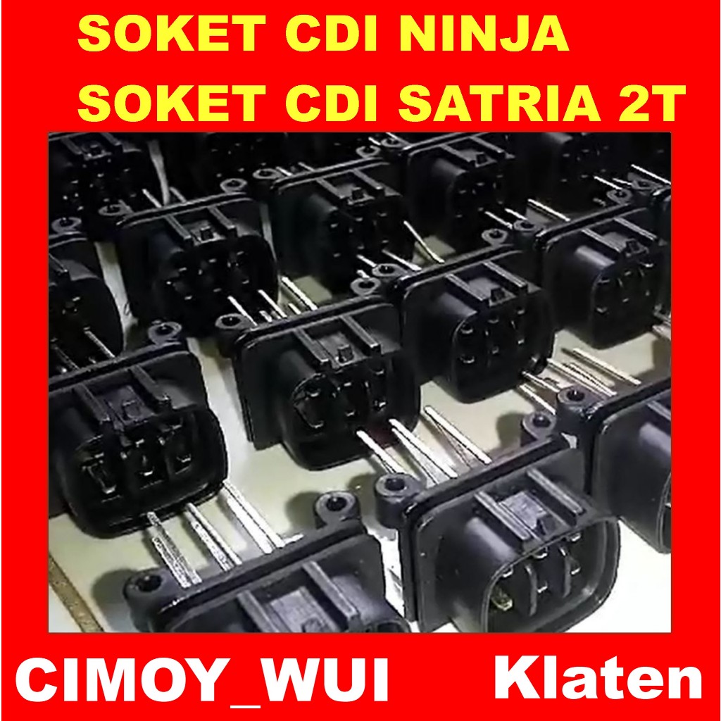 SOKET 6 PIN SOKET CDI NINJA DC SOKET CDI SATRIA 2t