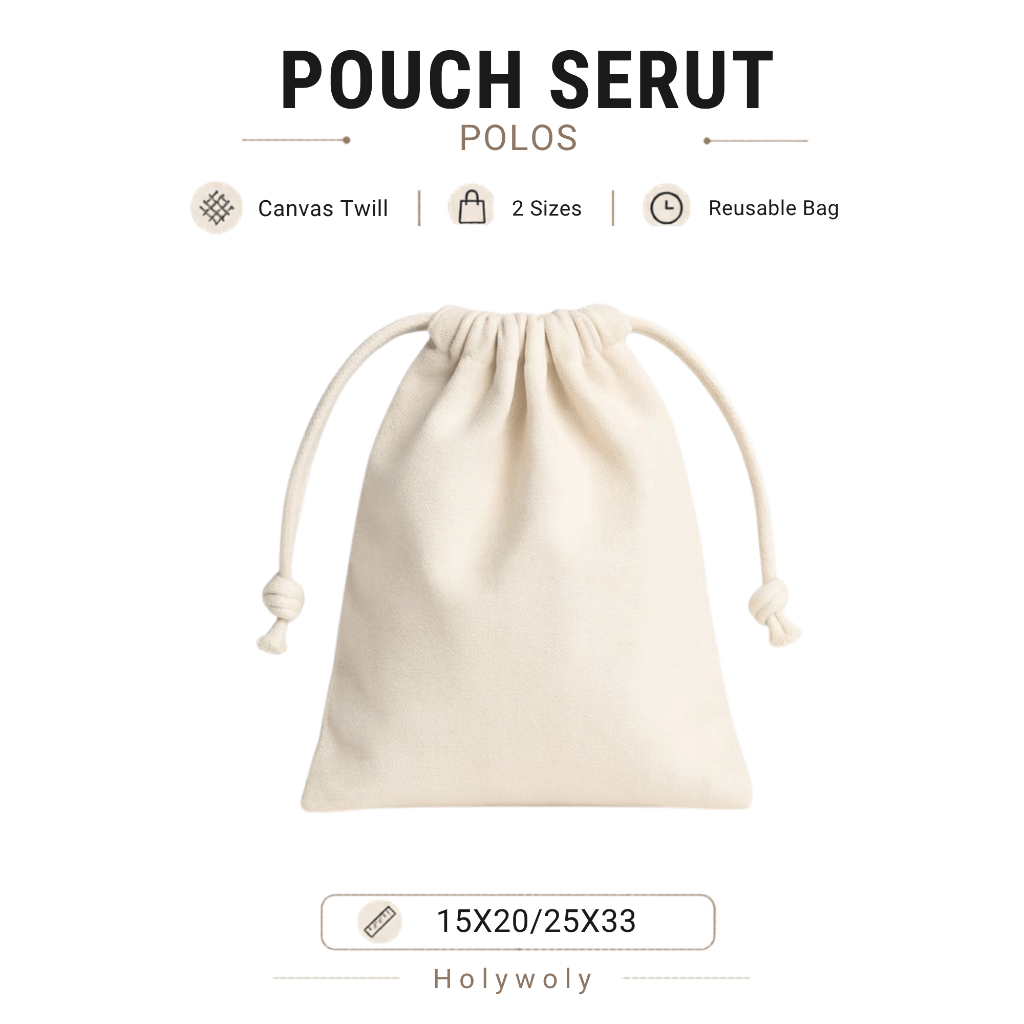 Pouch Serut Canvas Polosan