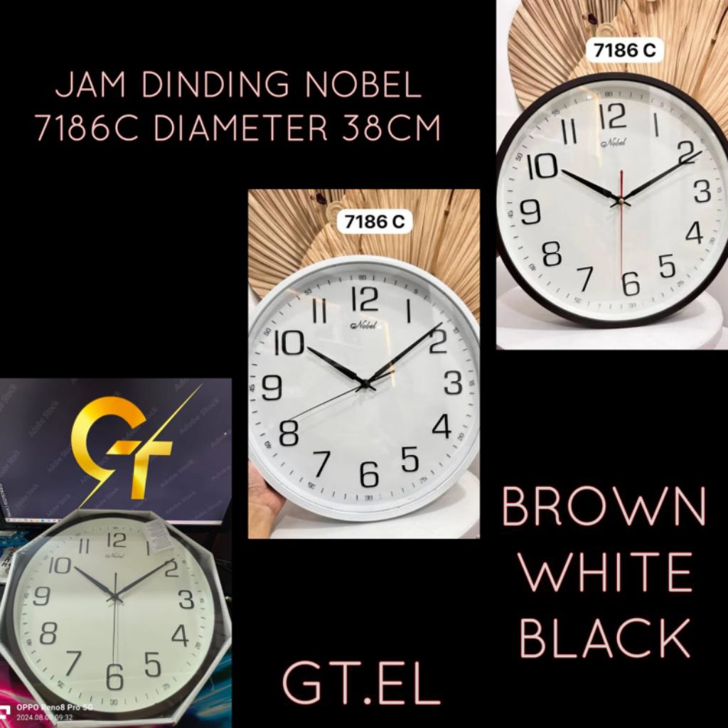 Jam dinding Nobel