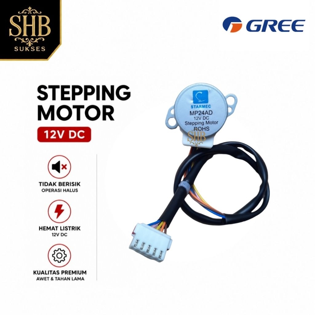 Motor swing AC GREE 1 PK - Dinamo swing ac 1PK GREE - Stepping motor ac GREE