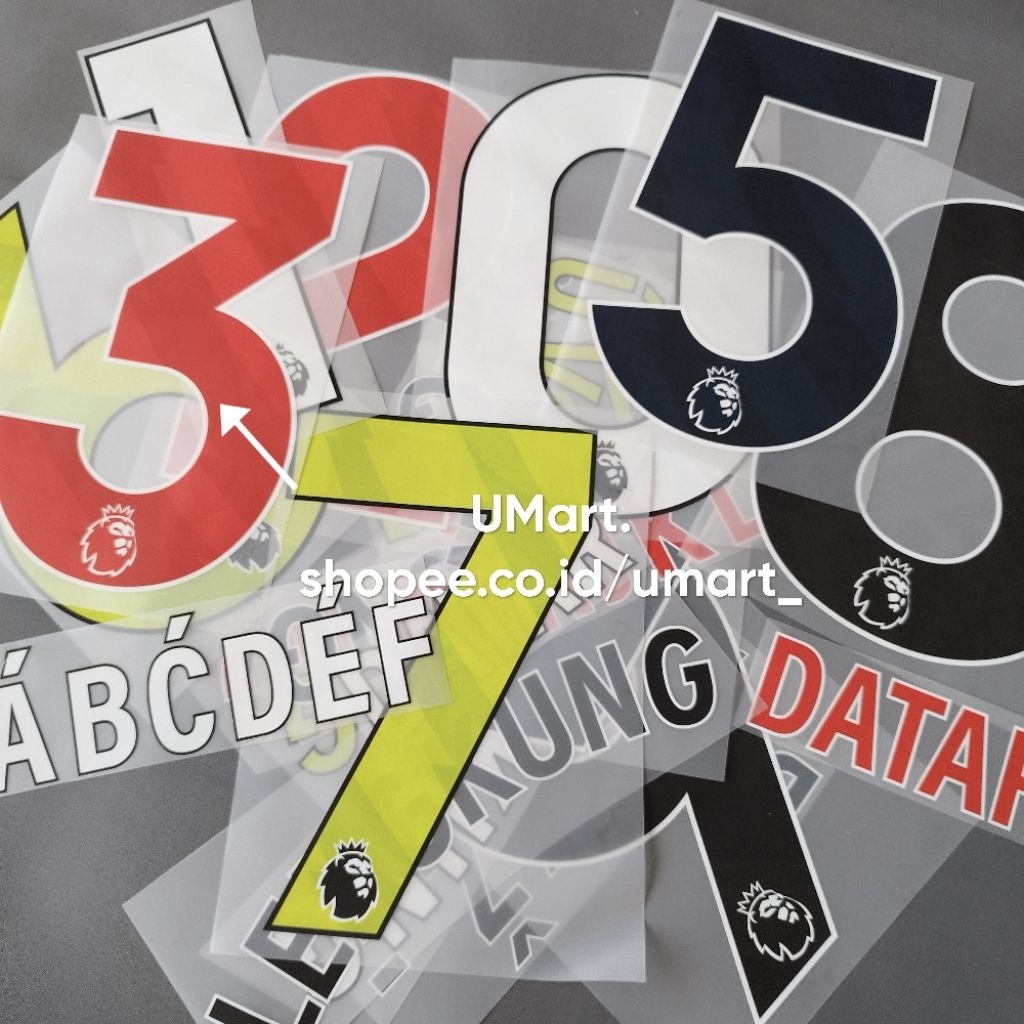 Nameset NNS EPL Liga Inggris Printing Direct To Film HD