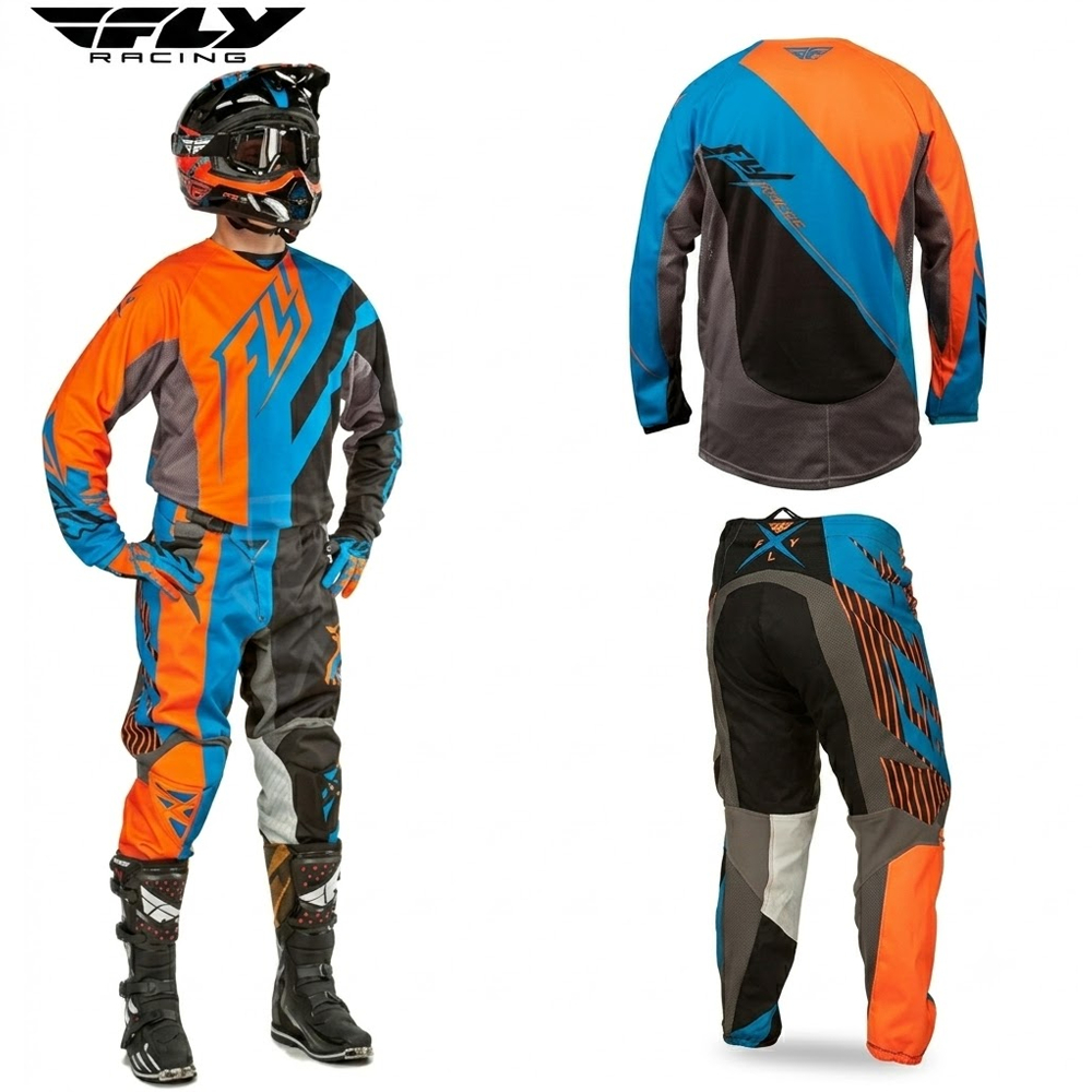 FLY Kinetic Division Jersey & Celana Pakaian Setelan Trail Trabas Adventure Motocross Original Fly