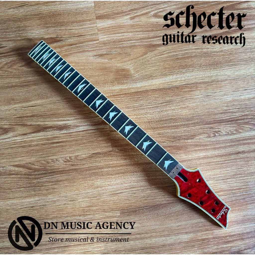 neck gitar schecter omen extreme 6 black Cherry original