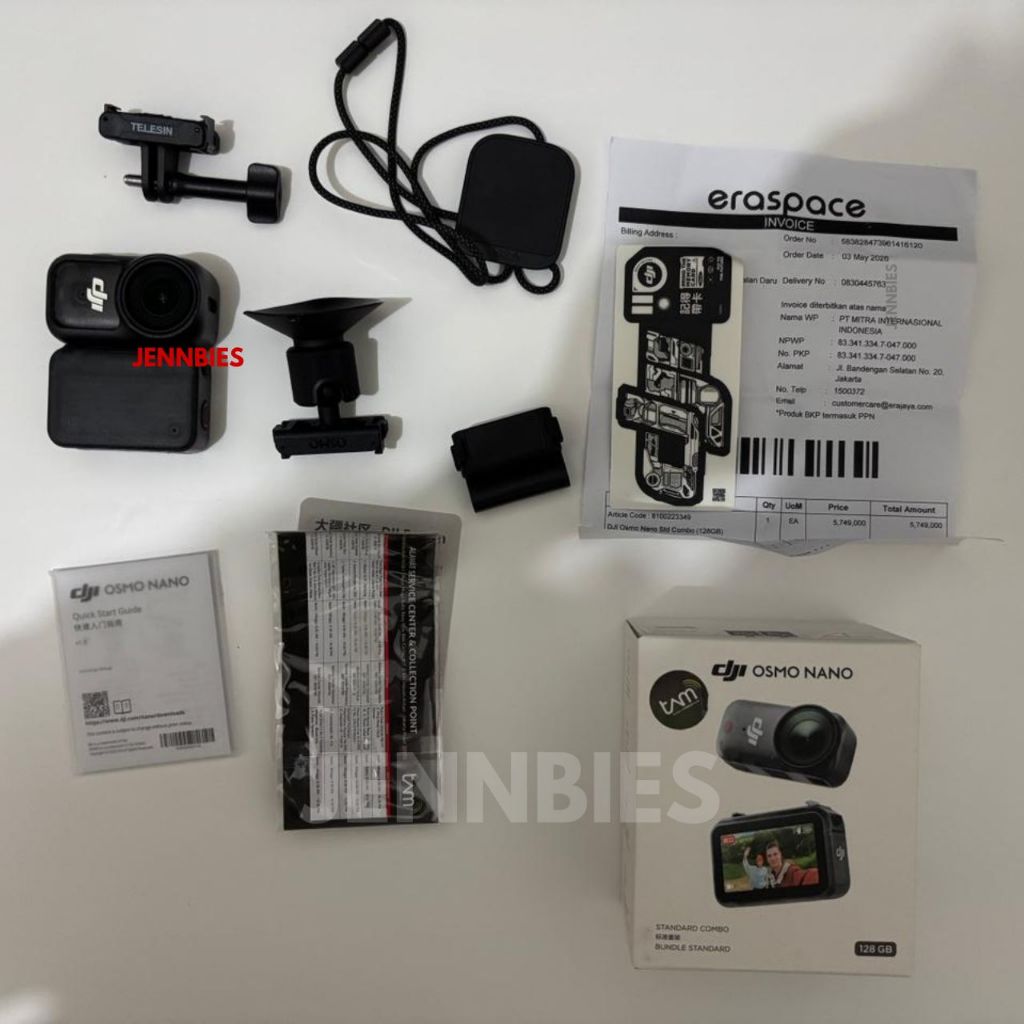 128GB DJI Osmo Nano Action Camera 4K Second Preloved