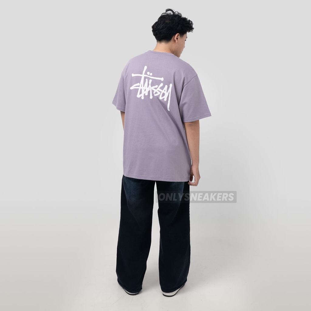 STUSSY BASIC STUSSY MAUVE TEE