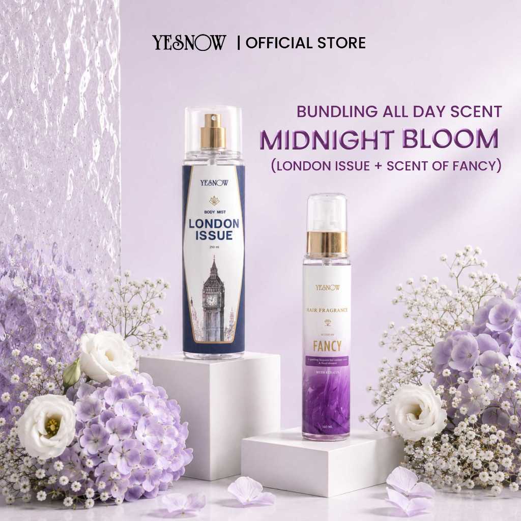 Yesnow Bundling All Day Luxe Scent - [ Body Mist City 250ml + Hair Fragrance 100ml ]