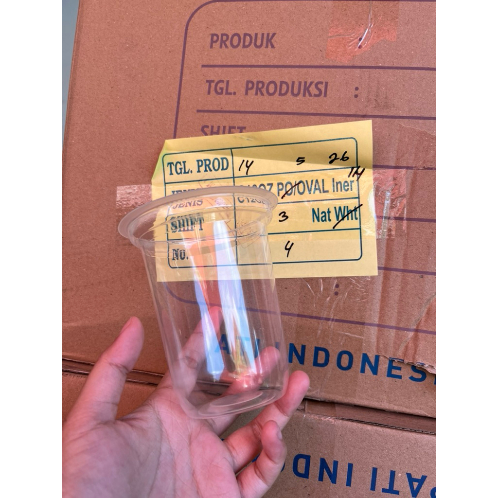 KARTONAN CUP 12OZ DATAR 7GR ISI 1000pcs