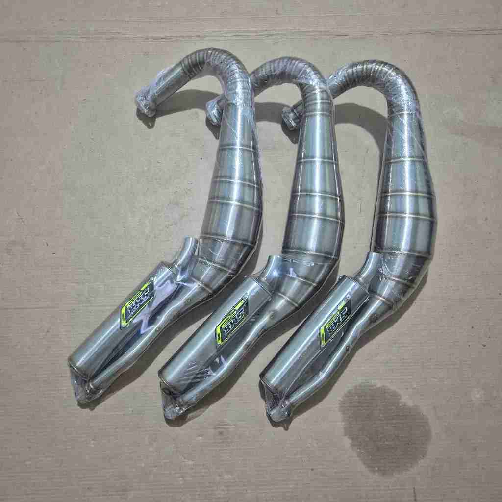Knalpot Kolong PDK Scorpio RX-King SMR Stenlis