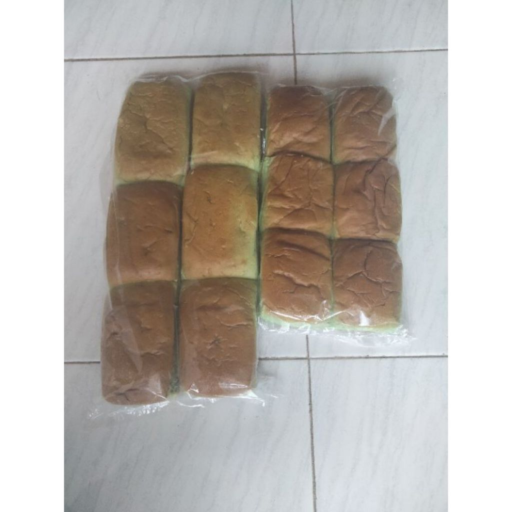 Roti kukus pandan 30 cm