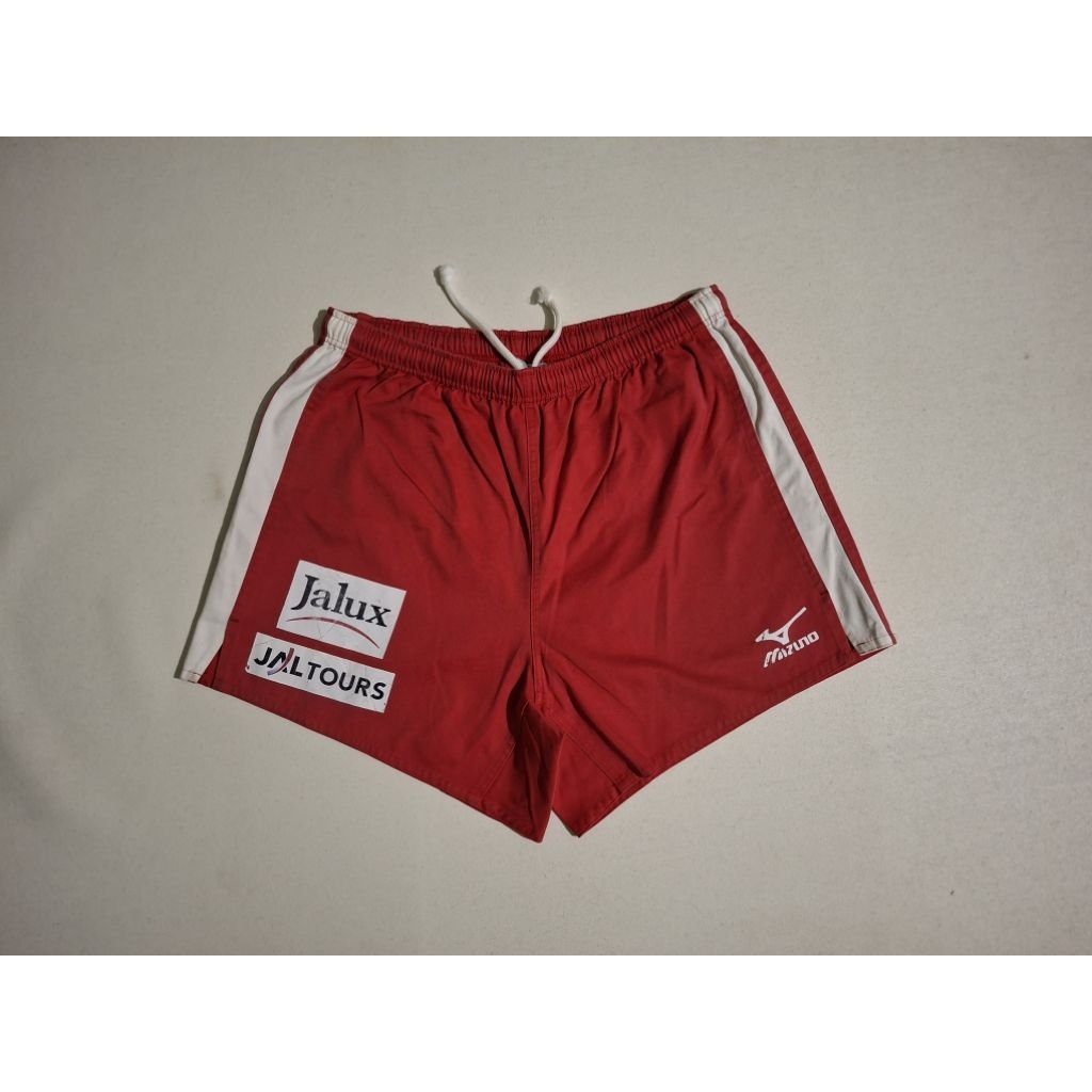 CELANA PENDEK MIZUNO MERAH ORIGINAL 100%