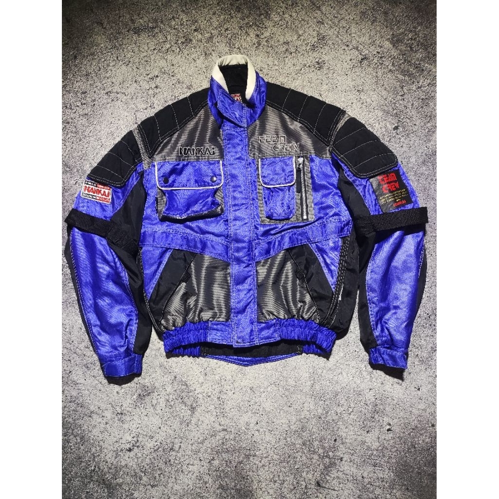 Jacket motor touring Nankai Team Crew size L bukan hyod bates greedy komine rs taichi yellowcorn sim
