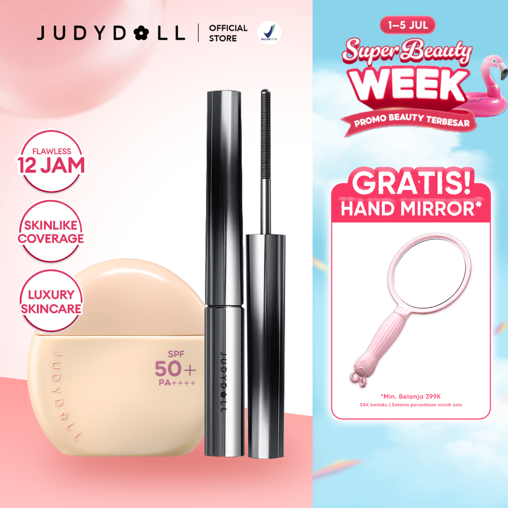 (BUNDLE) Judydoll Tinted Sunscreen SPF 50+ PA++++ - 40ml + Iron Mascara