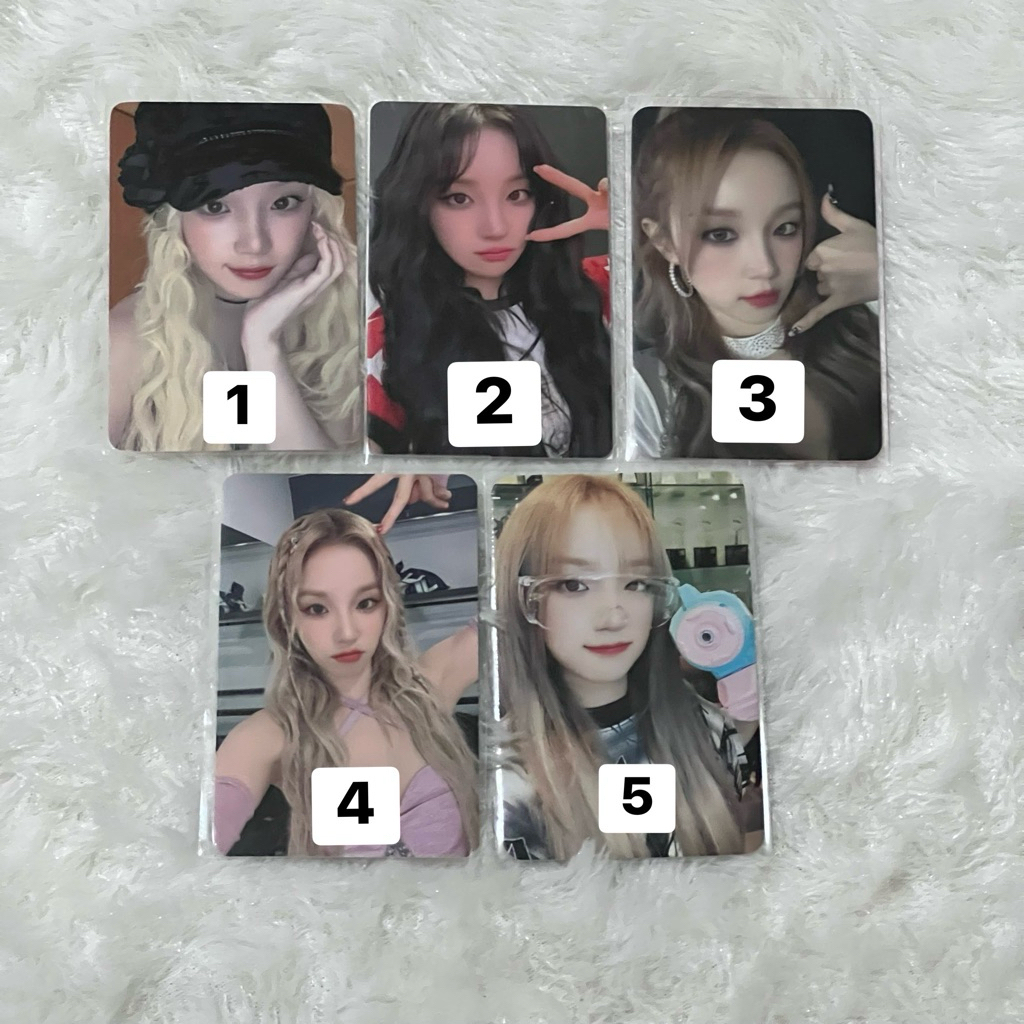 Photocard (PC) Official I-DLE SONG YUQI (G)I-DLE GIDLE IDLE POCA Part 4