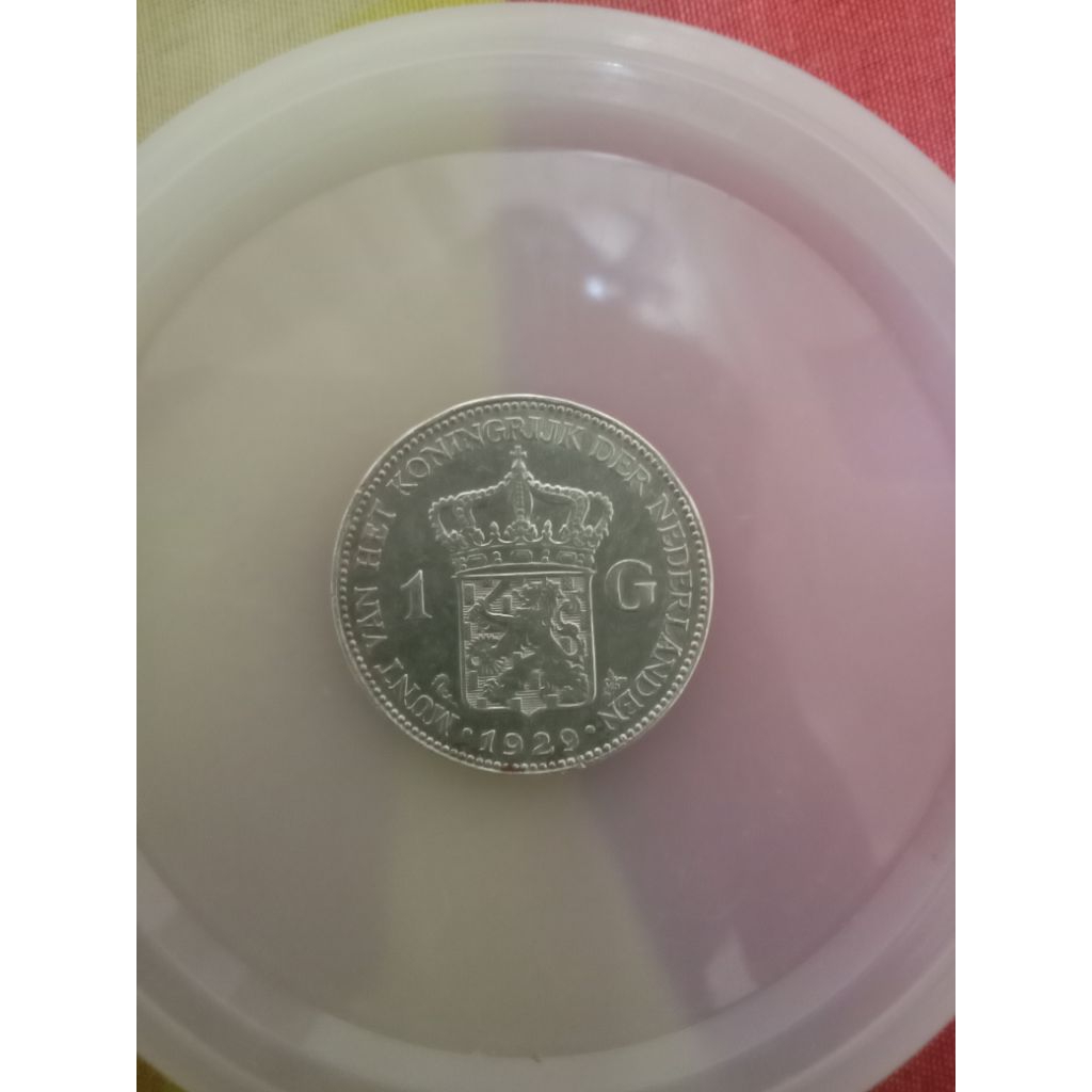 koin kuno 1 Gulden Wilhelmina