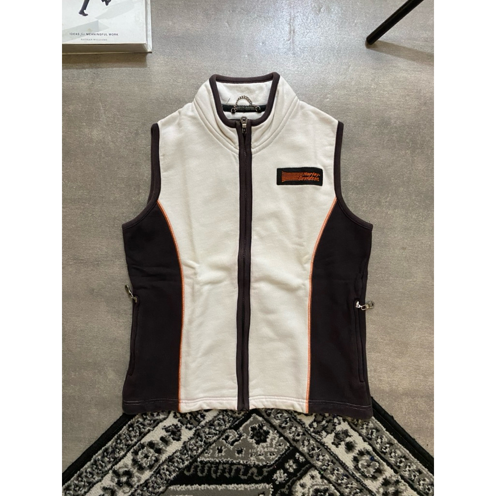 Harley Davidson Vest Twotone Full Zipper