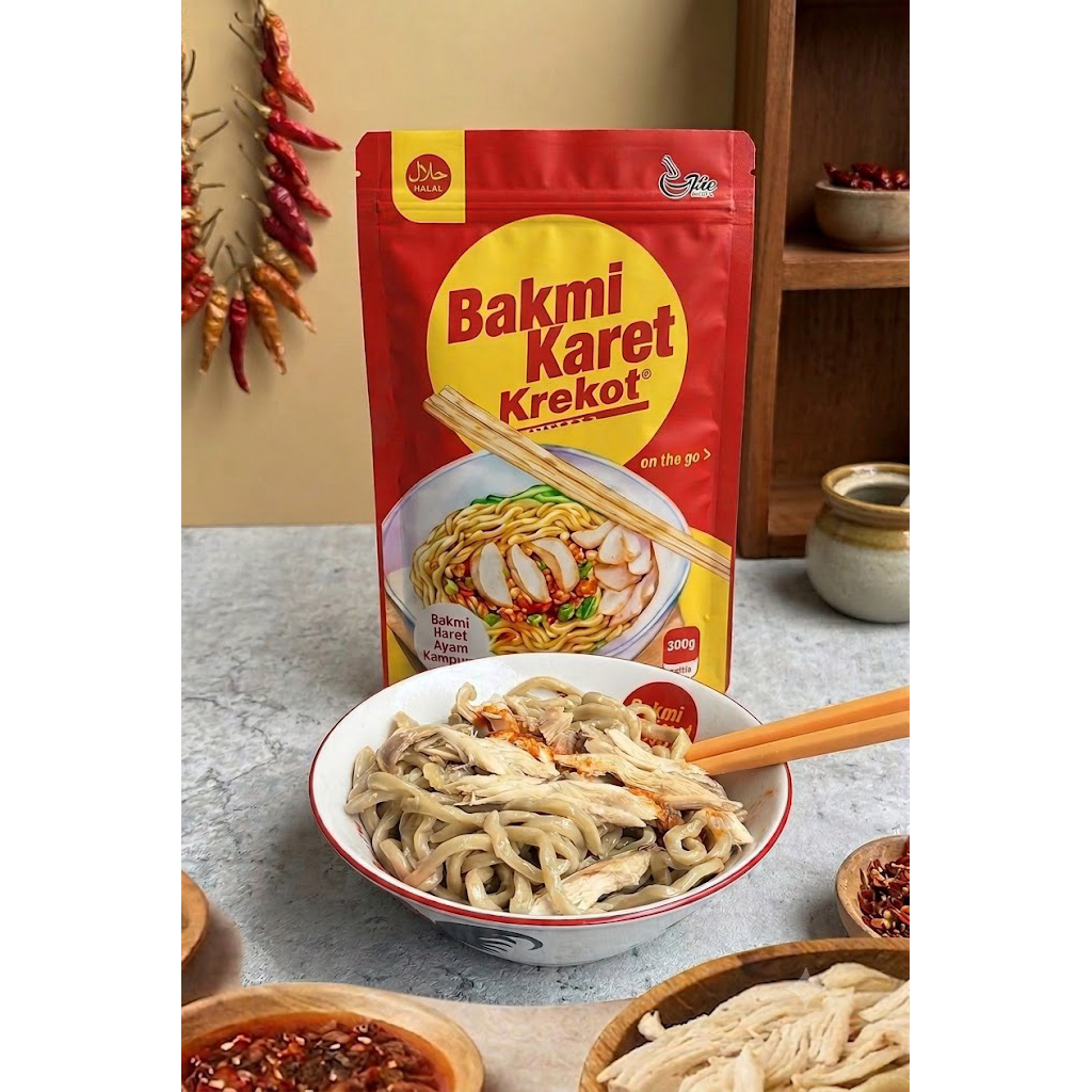 Bakmi Ayam Karet Krekot On The Go (Frozen) by Bakmi Karet Krekot *Halal*
