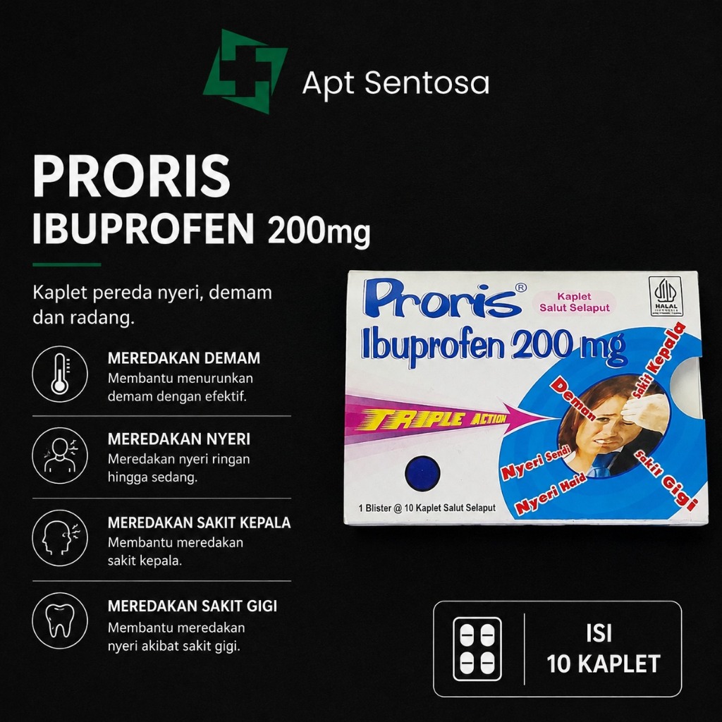 Proris ibuprofen Tablet 1 LEMBAR