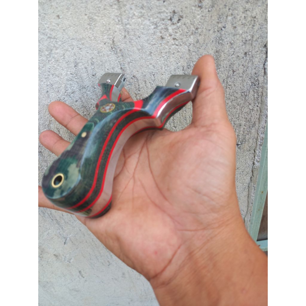 ketapel stainless laminasi micarta
