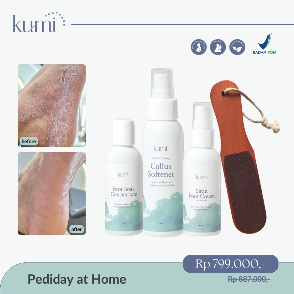 Kumi PEDIDAY Package at Home / Pedicure / Treatment / Callus