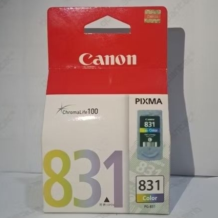 1 Paket Tinta Canon Pixma CL-831 Color + PG-830 Black FOR Printer iP1880, iP1980, MP145, MP228, MP47