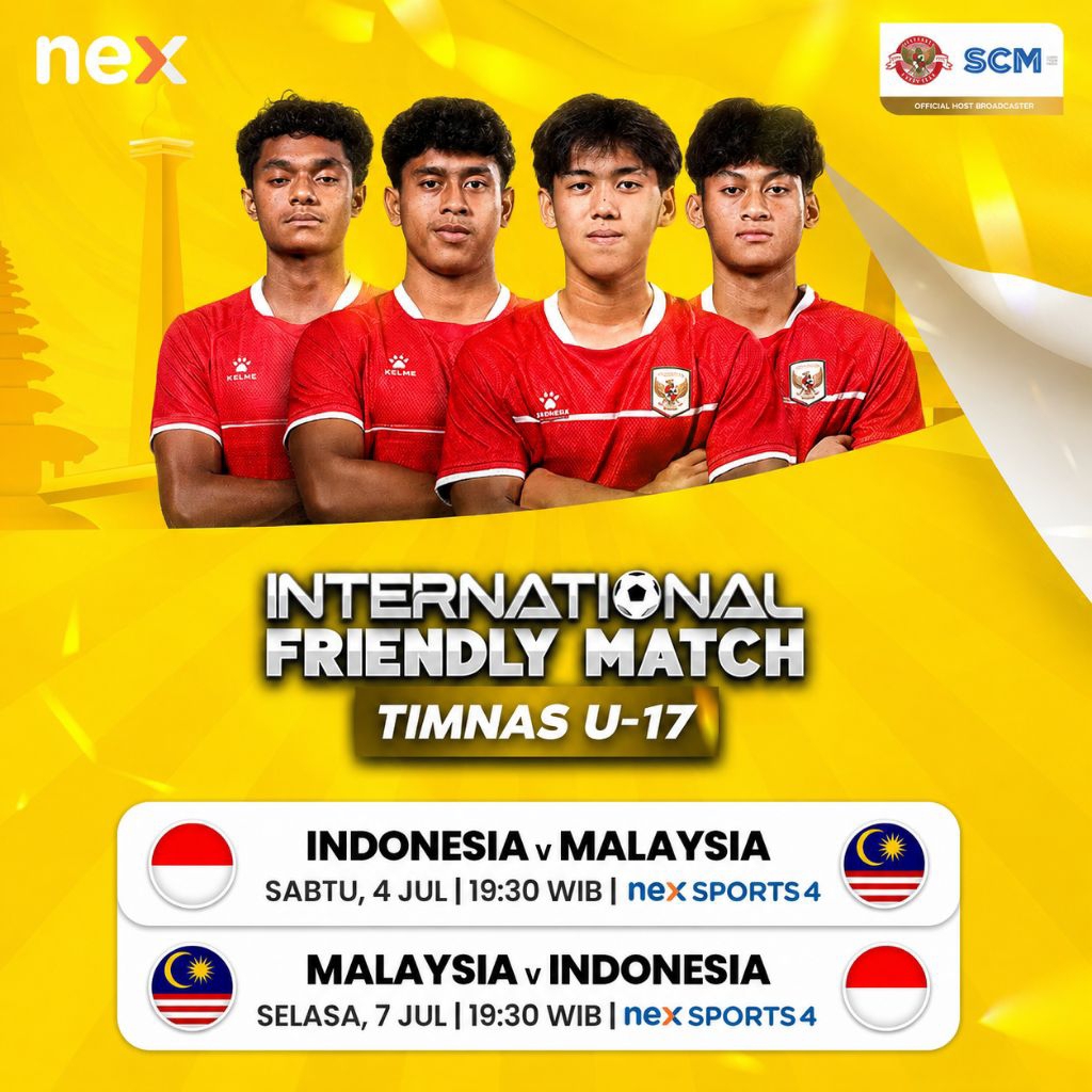 Nex Parabola Paket Timnas Indonesia U17