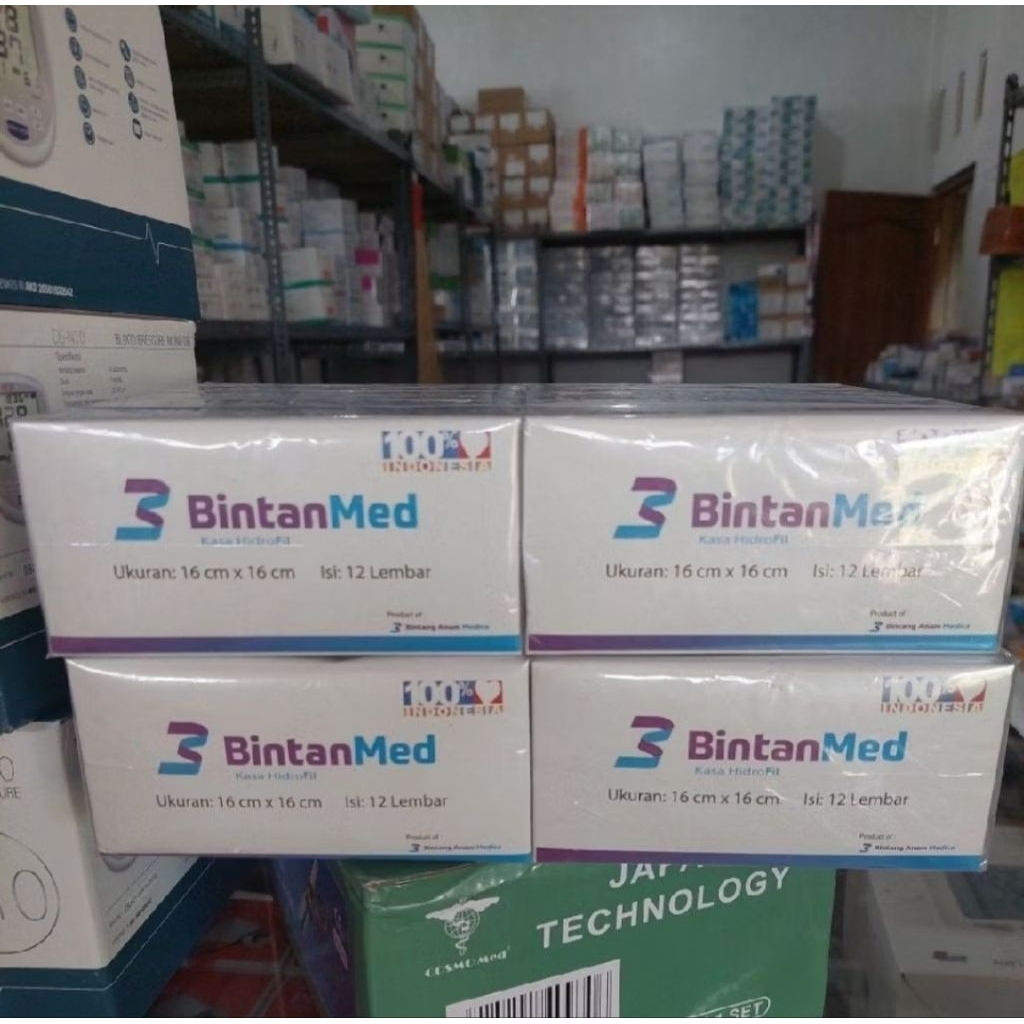 Kasa Hidrofil BintanMed Harga Per Box