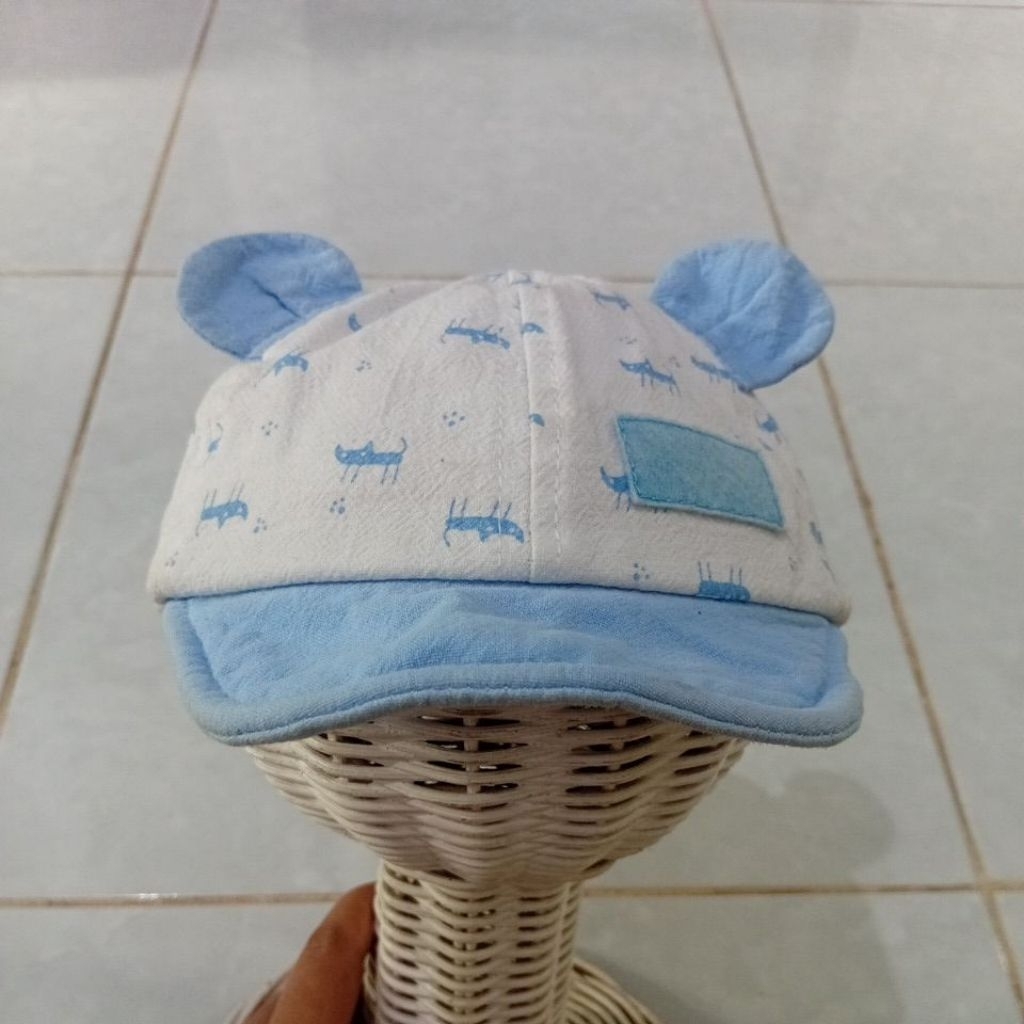(PRELOVED/BEKAS) TOPI ANAK BAYI telinga