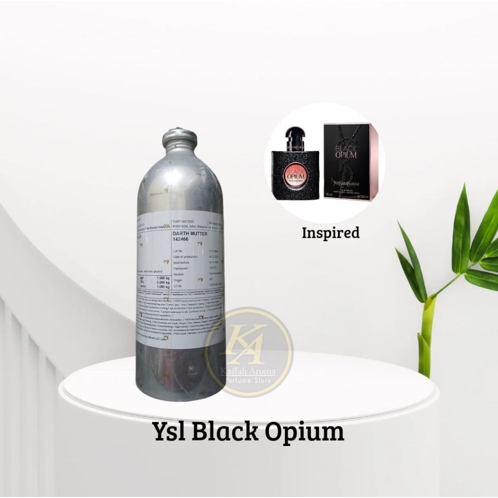 BIBIT PARFUM DARTH MUTTER INSPIRED Y5L BLACK OPIUM BY LUZI