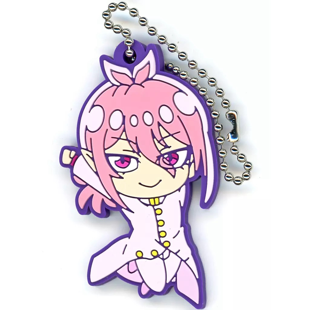 keychain asmodeus rubber welcome to demon school iruma kun bag charm rubber official capsul toys