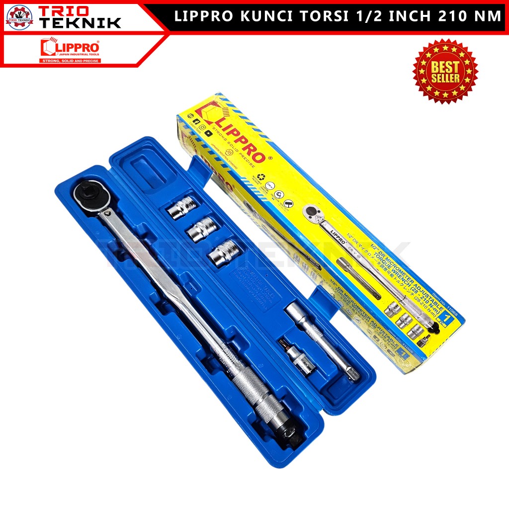 Lippro Kunci Torsi Momen 1/2 Inch 210 Nm