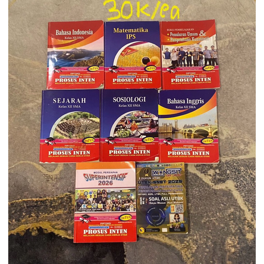 Buku Les Prosus Inten UTBK