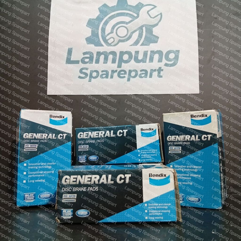 Kampas Rem Depan Dispad Toyota RAV4 2.4 Bendix DB1432 GCT Brake Pad Original